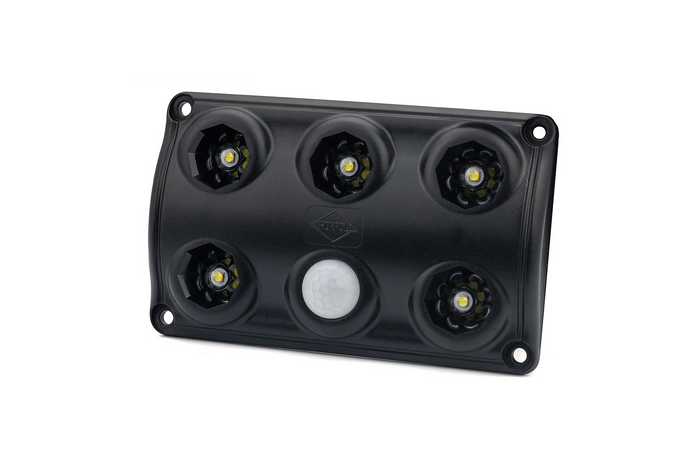 HORPOL LWD2156/CZ LED 900lm schwarze Innenraumleuchte mit Bewegungssensor