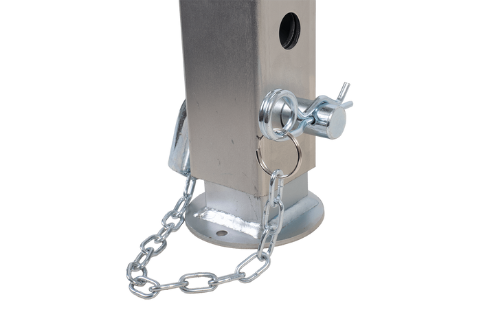 UNITRAILER JL1 ausziehbare Kurbelstütze für 1500 kg Pritschenanhänger 346-576 mm