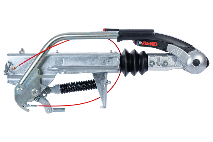 Auflaufeinrichtung AL-KO 251S mit AKS3004-Kupplung für einen 2700-kg-Anhänger mit V-Deichsel