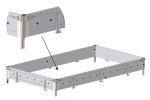 OUTLET BIS Aluminium-Seitenwände H-300 für TEMARED TRANSPORTER 3217/2 und HOCHLADER 320/2 Anhänger 