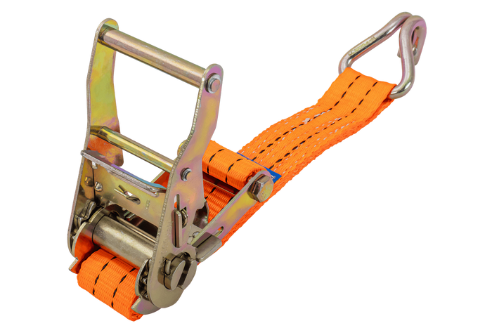UNITRAILER 4 m/35 mm/2 t oranges Transportband mit Spanner