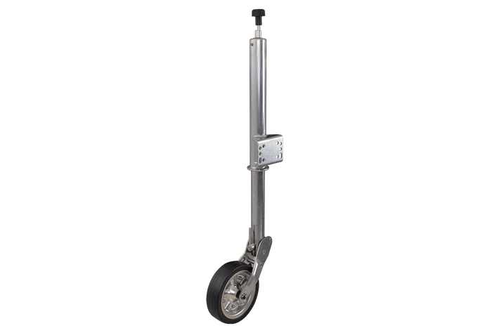 KNOTT ATK60 verstärktes Stützrad mit Griff 350 kg 60 mm 785–1020 mm