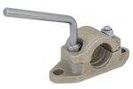 KNOTT B48C6 Stützradklemme aus Gusseisen für 48-mm-Wellrohre