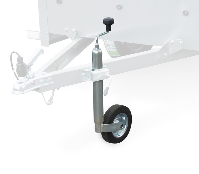 WINTERHOFF ST48-200VB Stützrad 150 kg 48 mm 505–725 mm