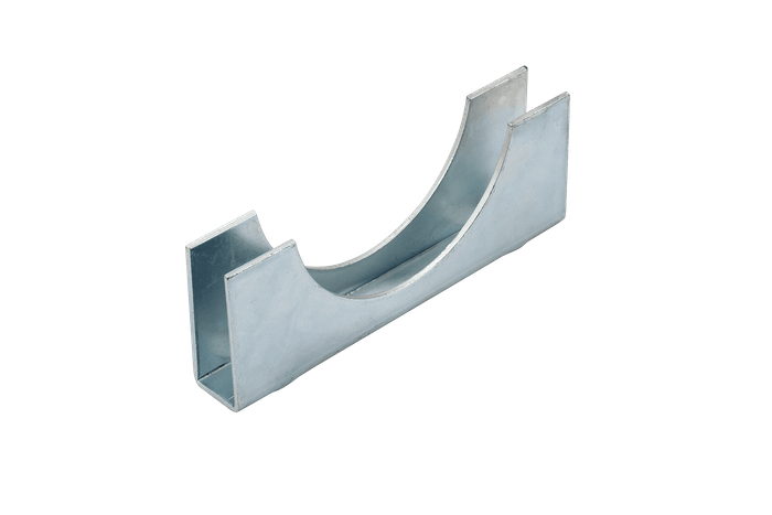 Klemmschelle für M8 U-Bügel (2")