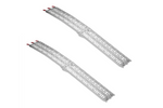 ProPlus 390096 faltbare Rampen aus Aluminium für Anhänger, 220 cm, 680 kg, 2er-Set